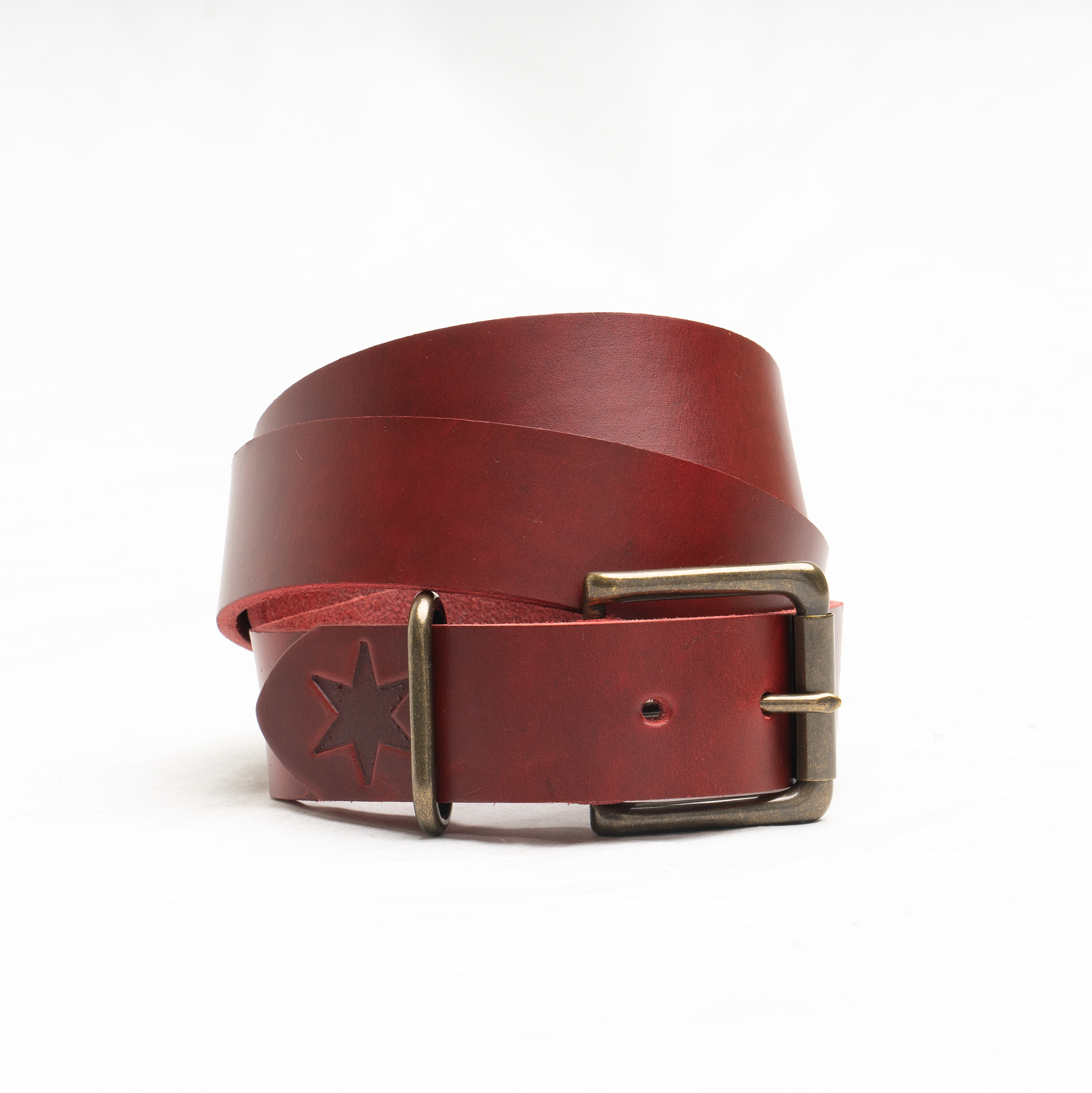 Red Leather Belt
