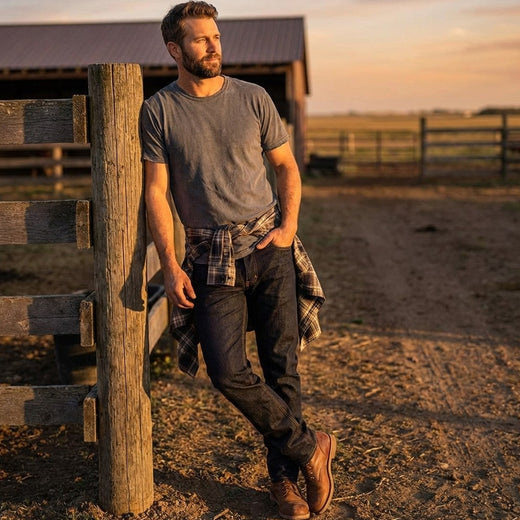 Tailored Fit Dark Wash