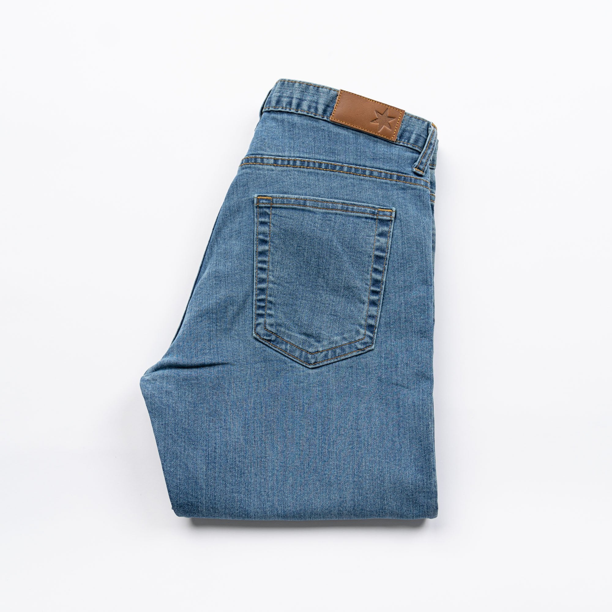 Boot Cut Light Stretch Denim Jeans Men's Jeans