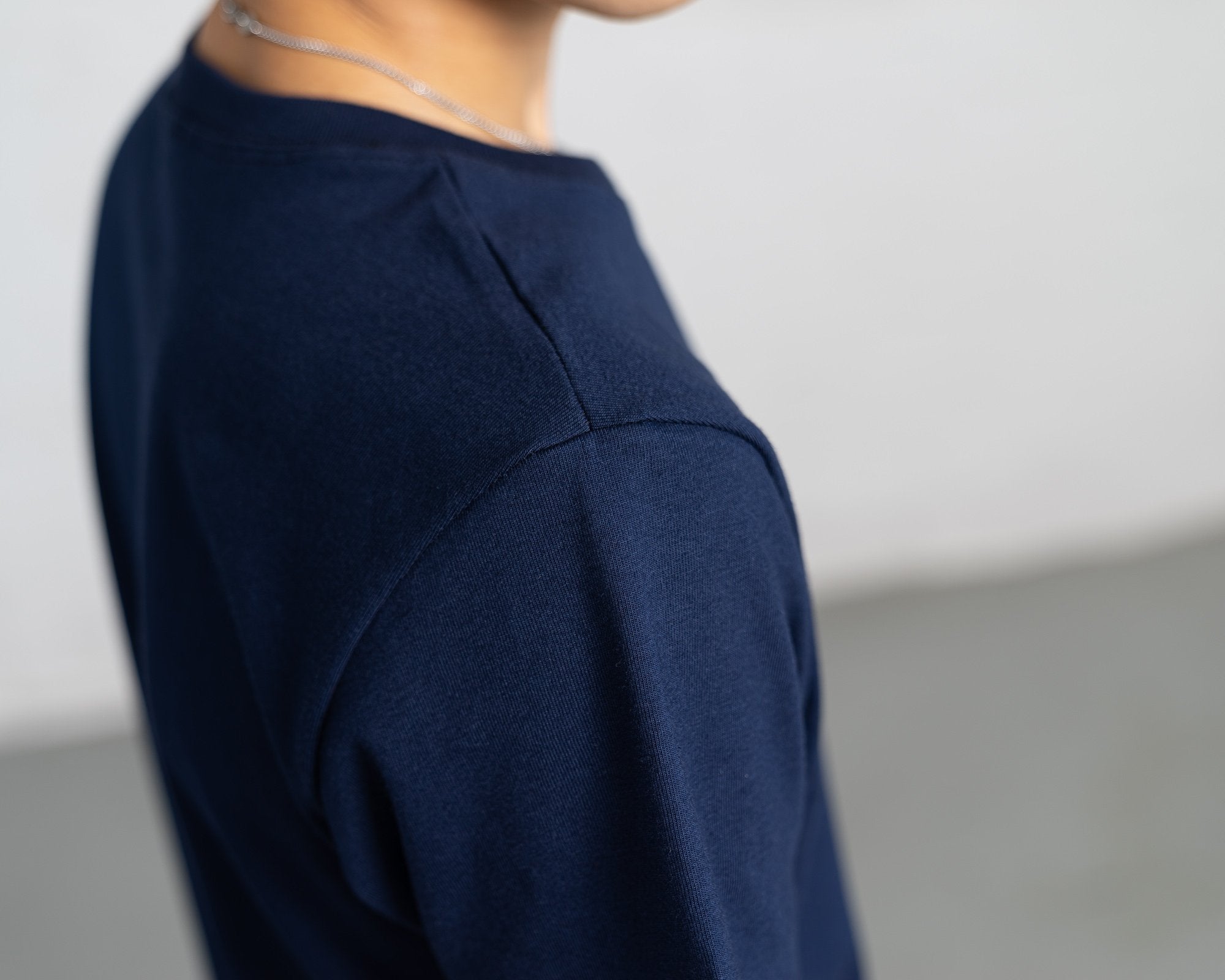 Fitted Color:Navy Combed Cotton Men’s T-shirts