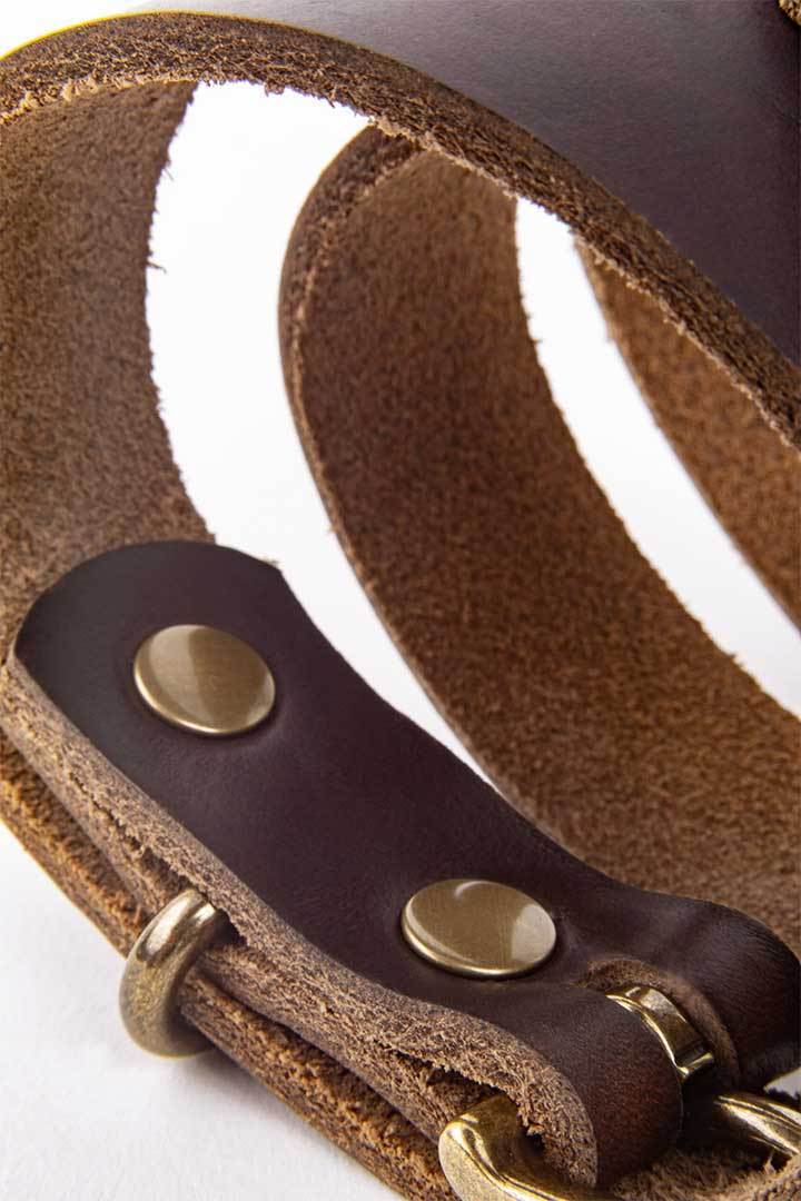 #3: Women's Brown Leather Belt