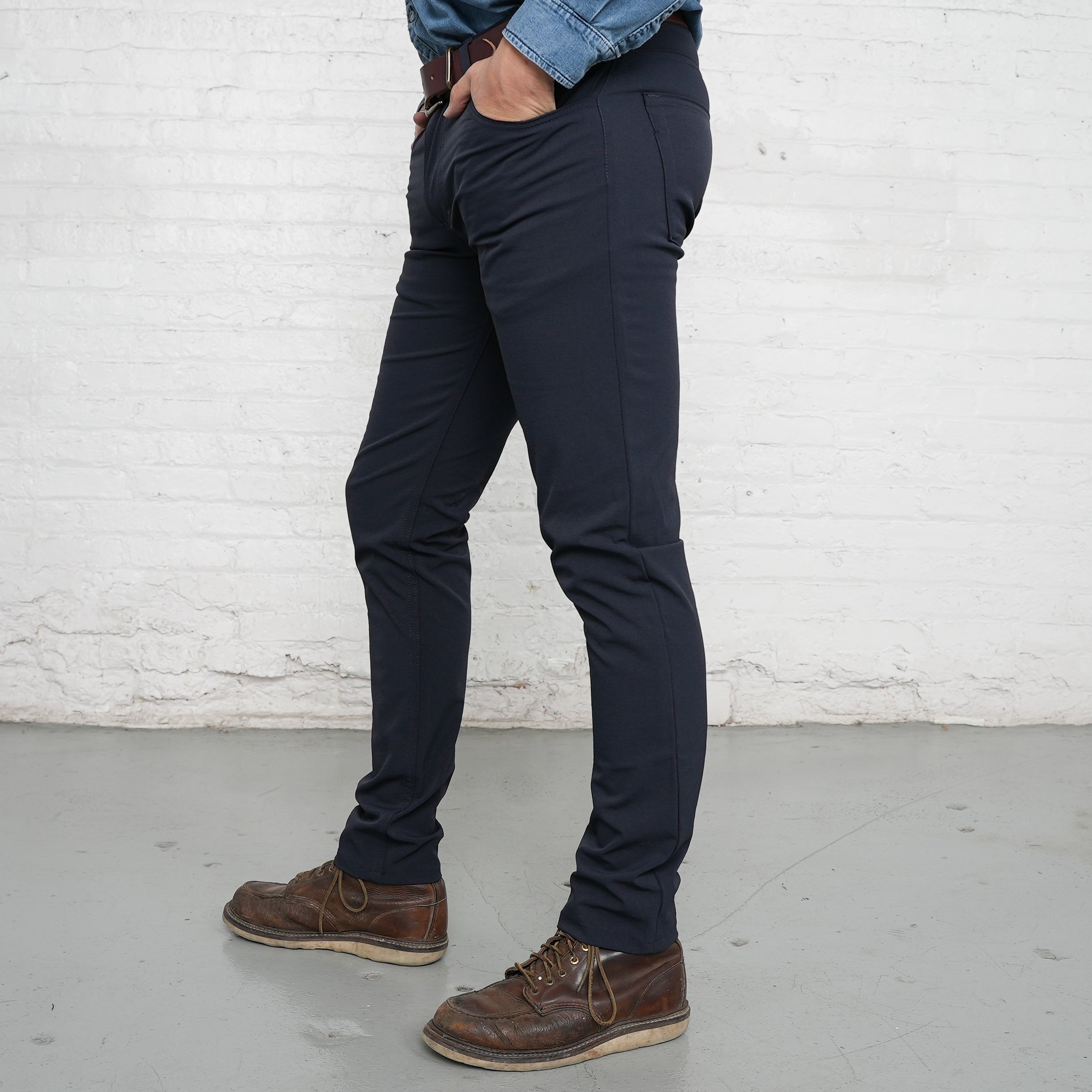 Slim Fit Technical - Navy