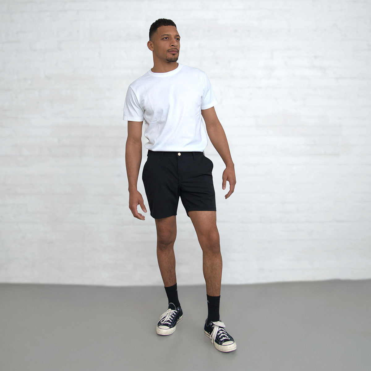 Tailored Technical Shorts - Black