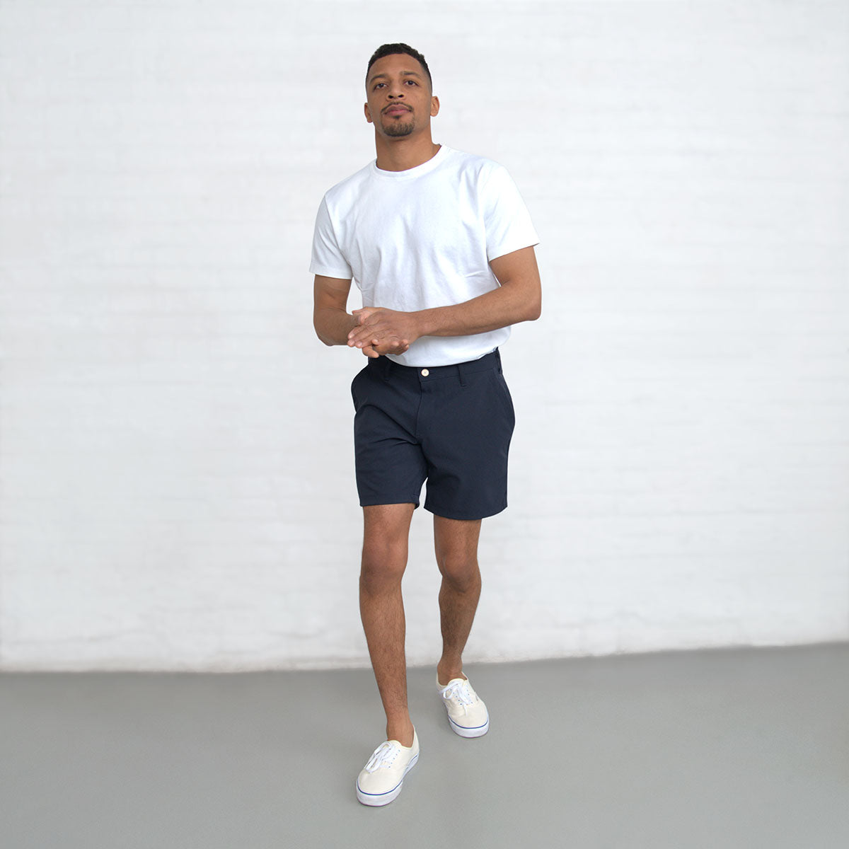 Tailored Technical Shorts - Navy