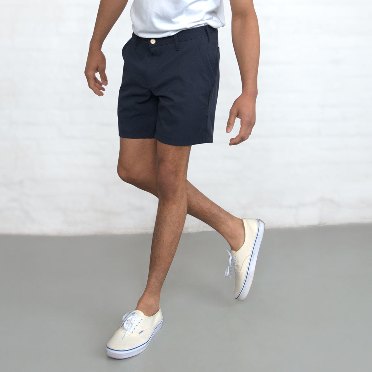 Tailored Technical Shorts - Navy