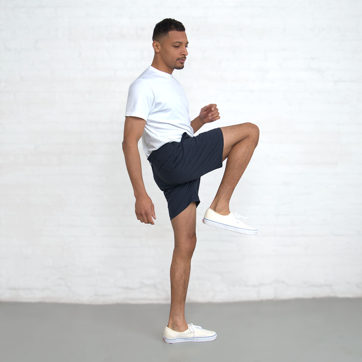 Tailored Technical Shorts - Navy