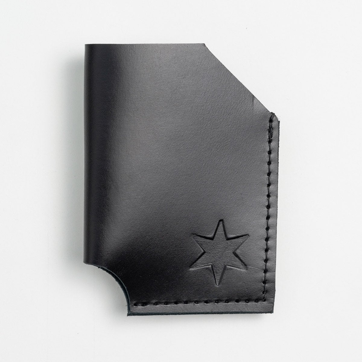 Black Leather Card Holder