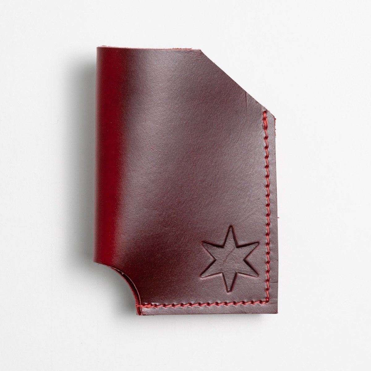 Cherry Leather Card Holder