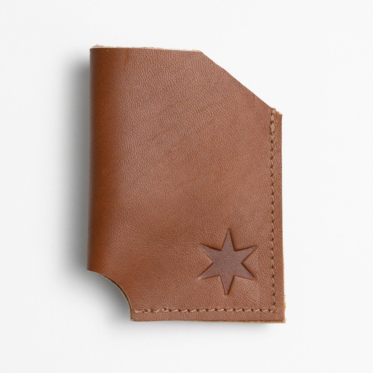 Light Brown Leather Card Holder