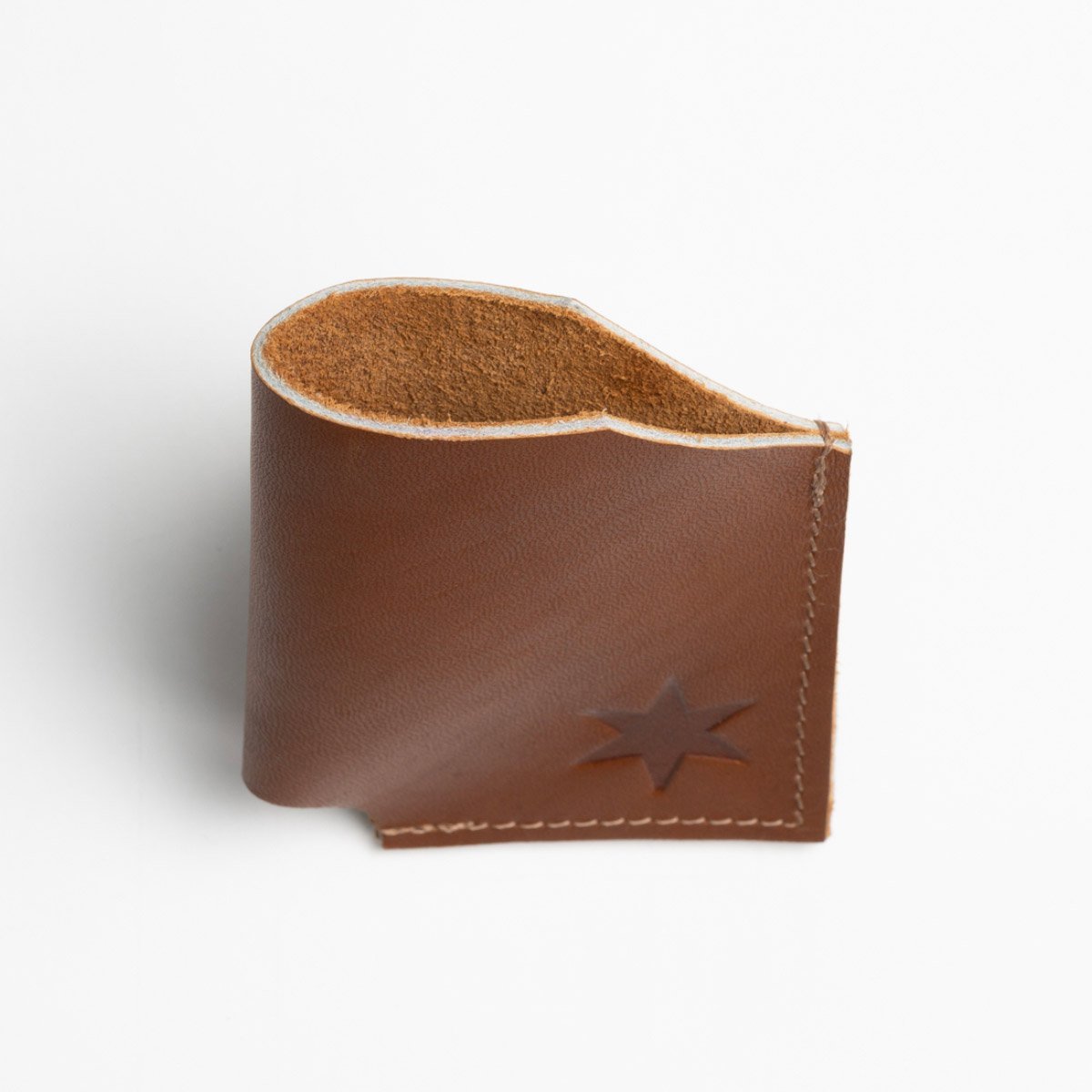 Light Brown Leather Card Holder