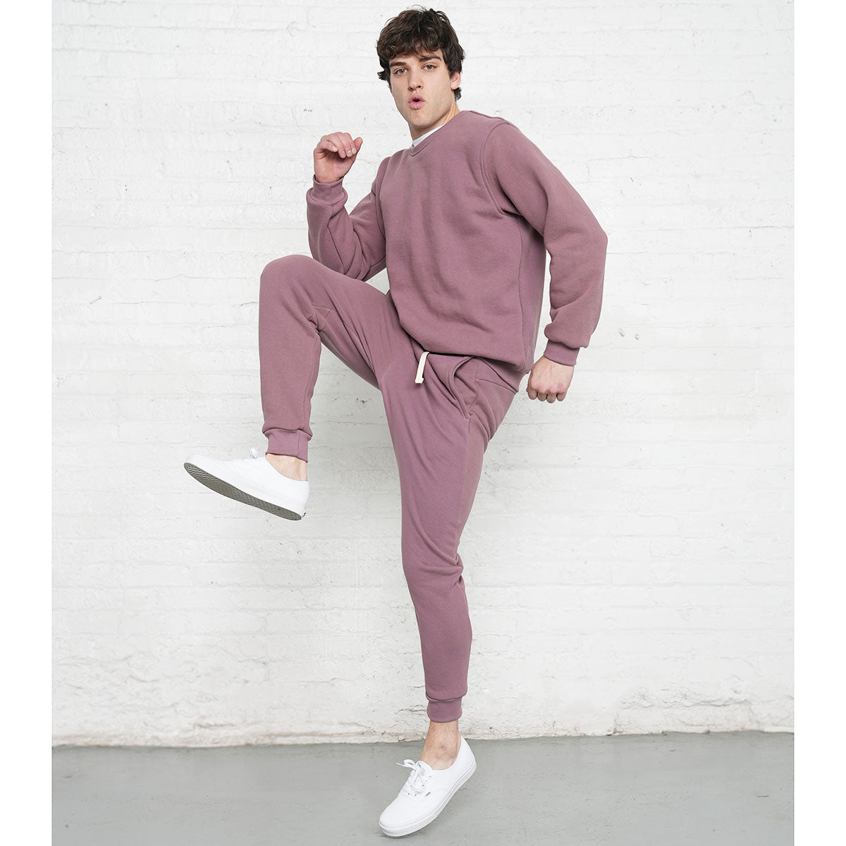 Collegiate Sweatshirt - Rose Taupe