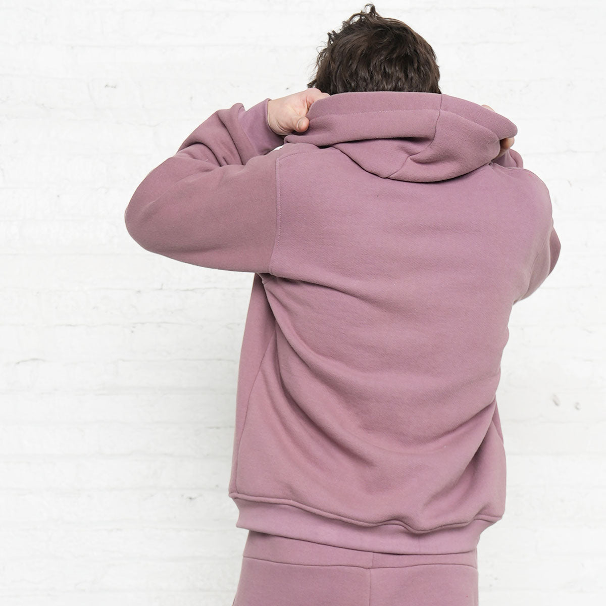 Zip-Up Hoodie - Rose Taupe