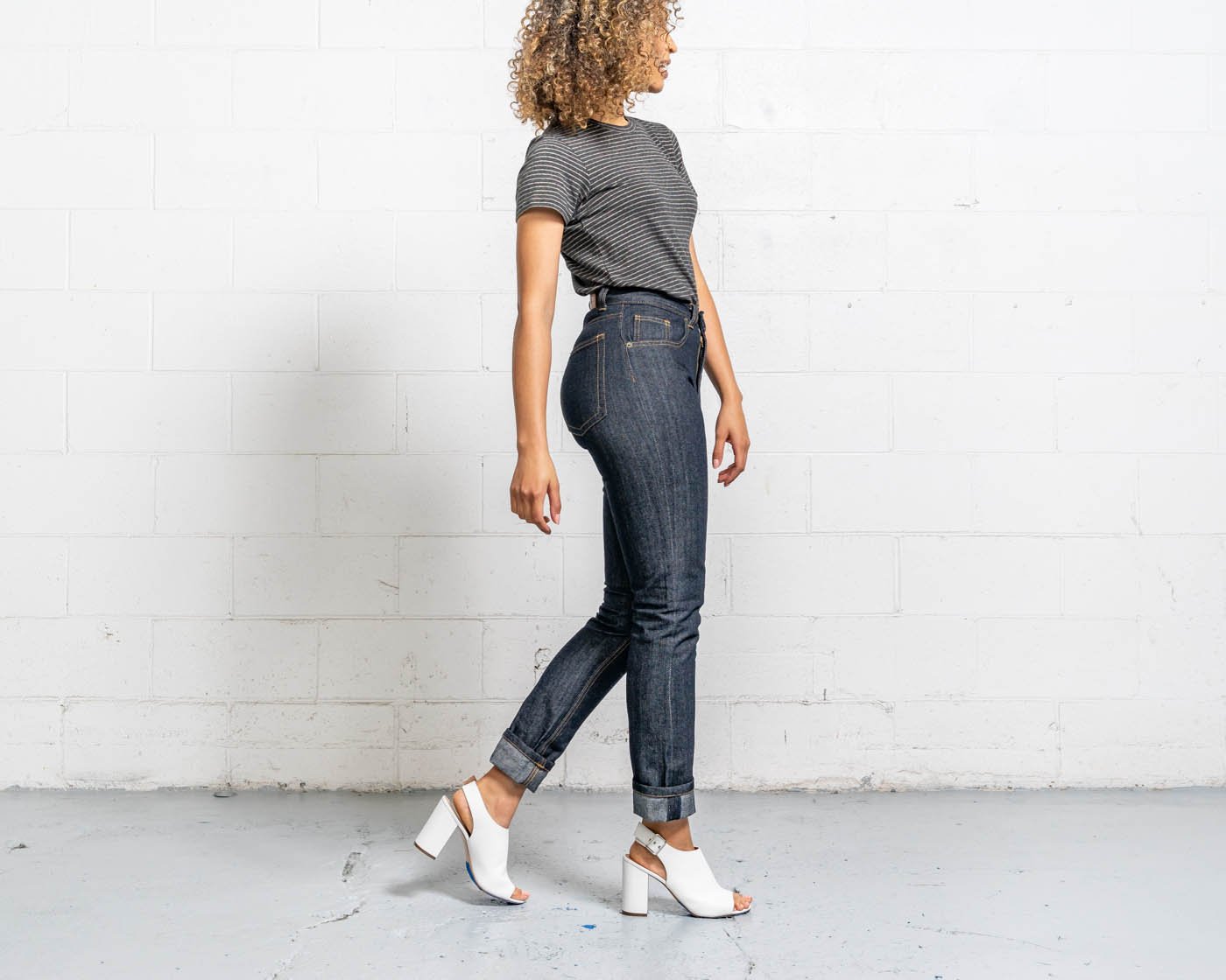 Women's Waist High Curve Jeans