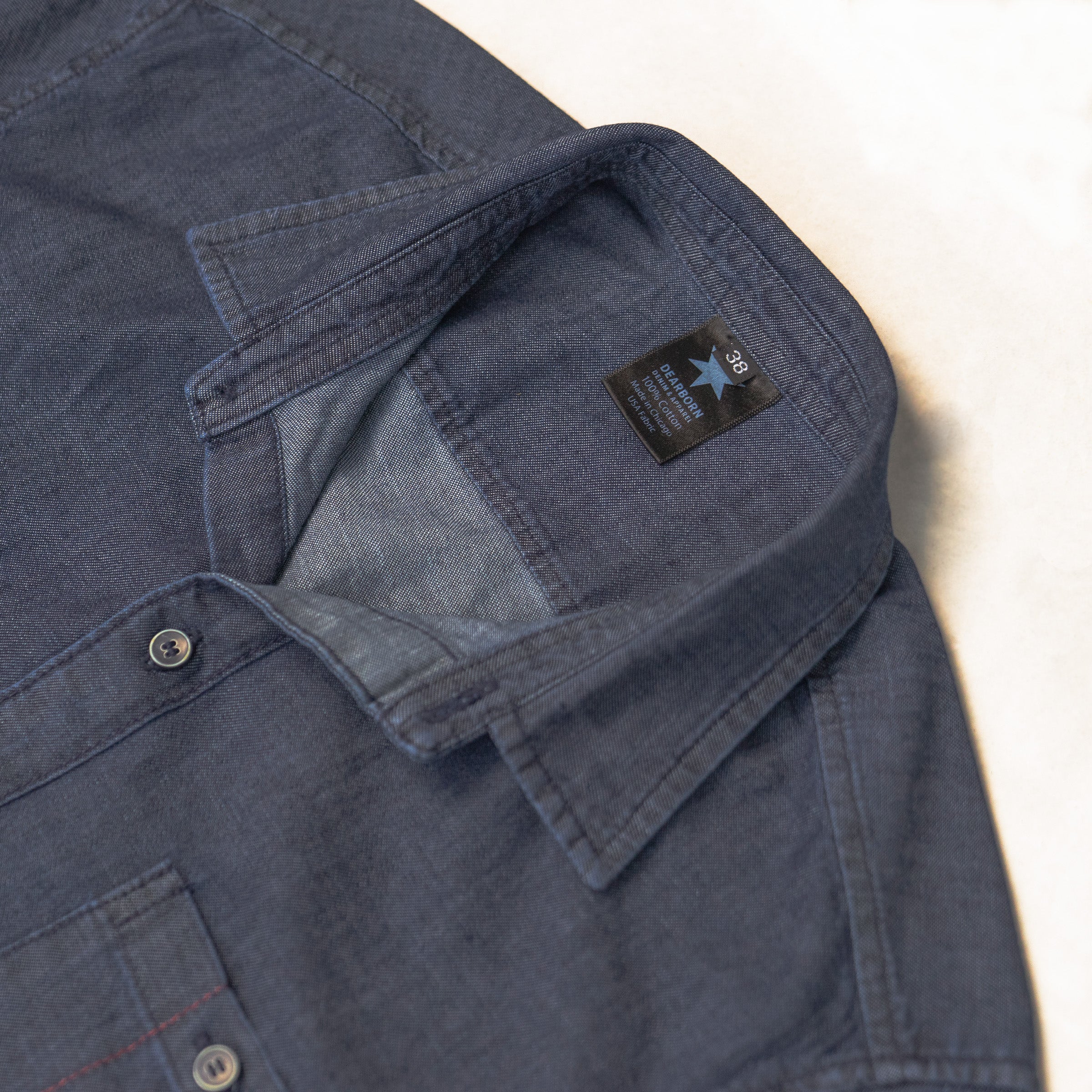 Chambray Double Pocket - Short Sleeve