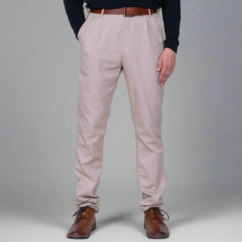 High Waisted Chino - Khaki