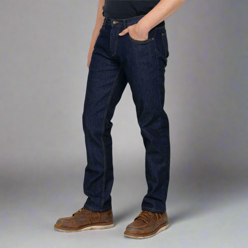 Dearborn Long Riders Long Ryder Tailored Fit - 12oz USA Stretch – Dearborn Denim & Apparel
