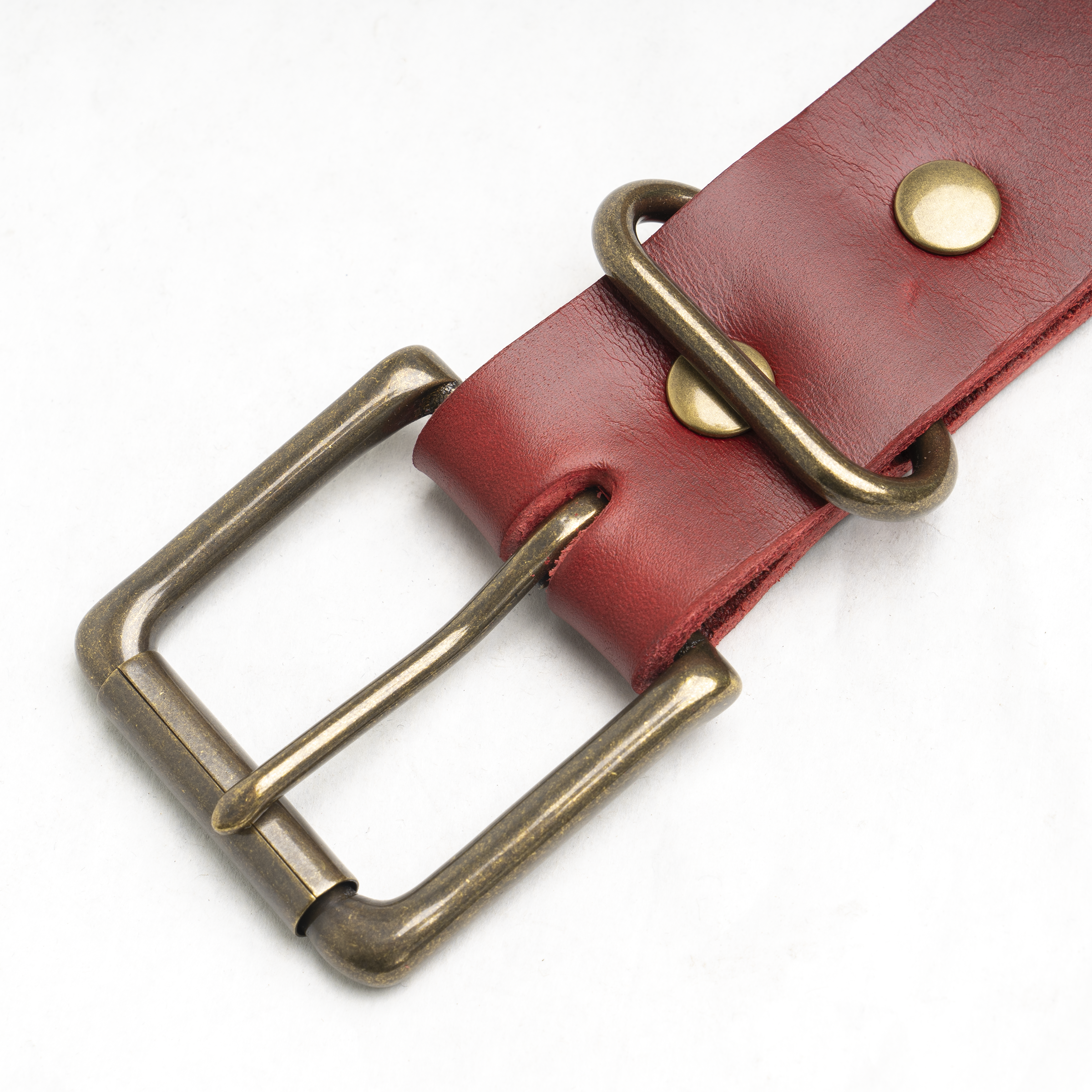 Red Leather Belt