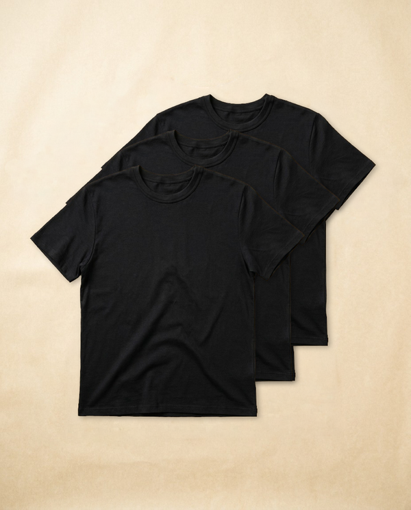 Black Supima T101 3-Pack