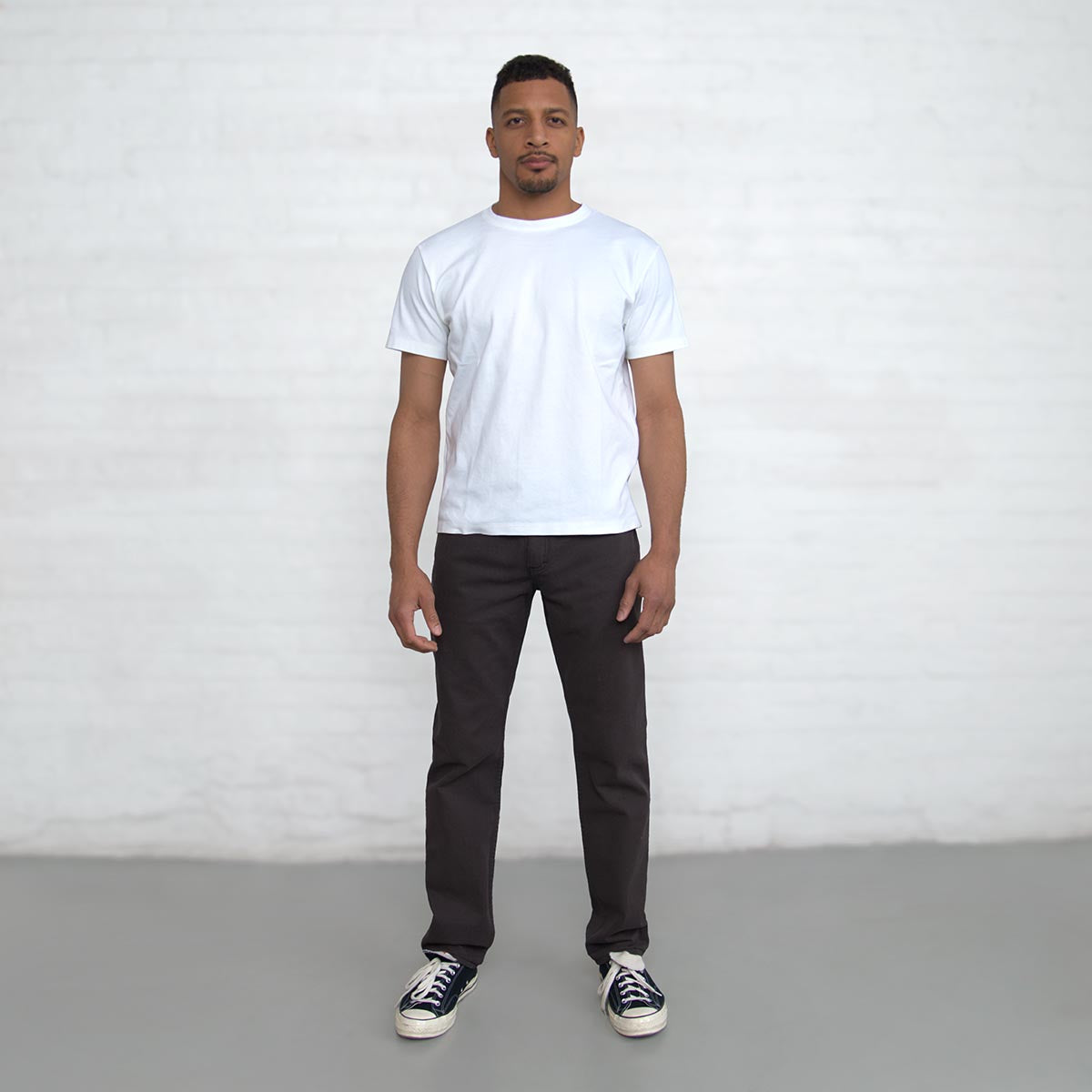 100% Cotton Tailored Fit Espresso