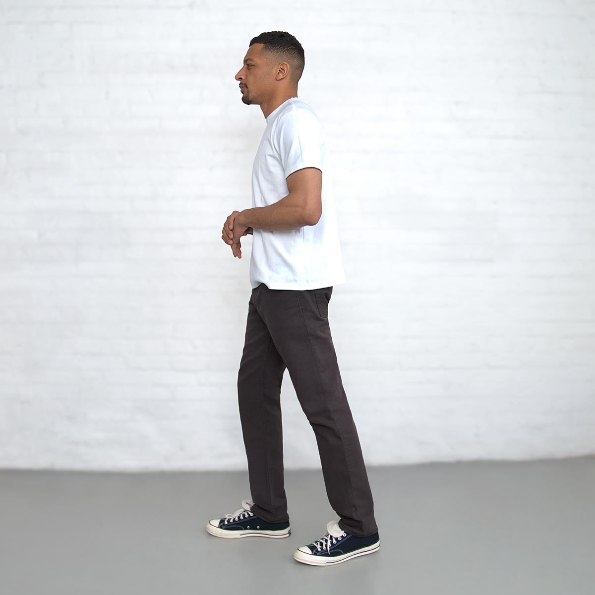 100% Cotton Tailored Fit Espresso
