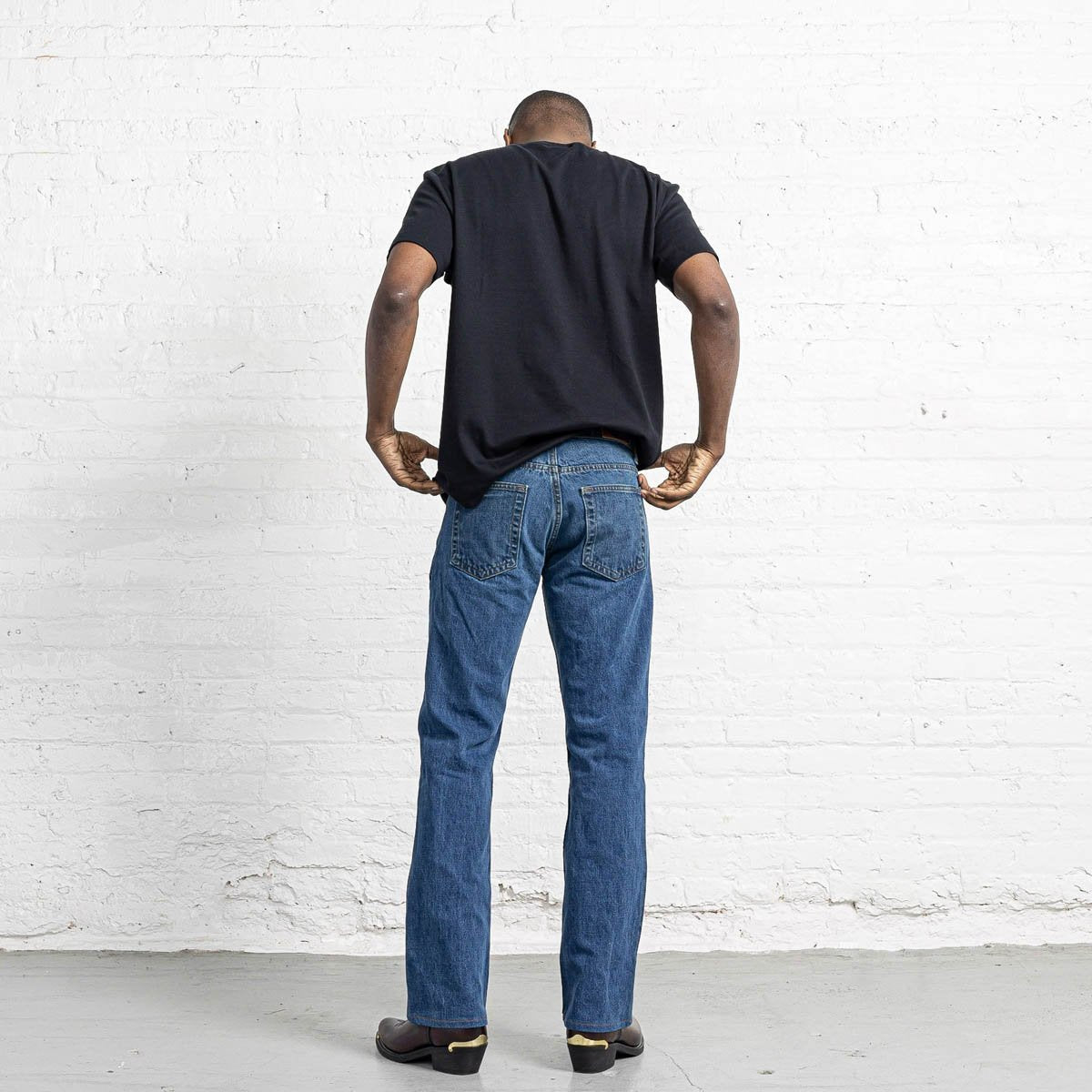 100% Cotton Boot Cut Stone Wash