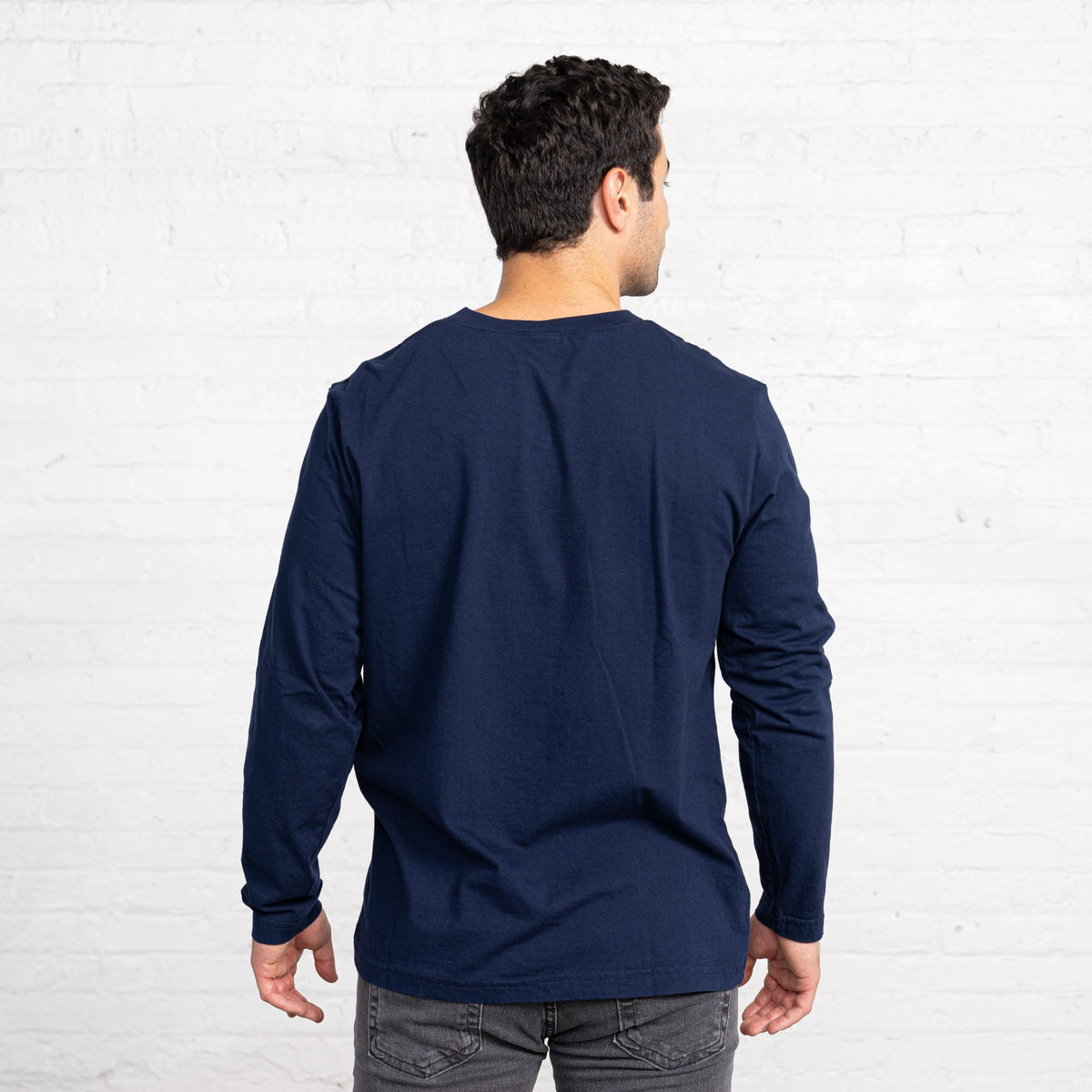 Long Sleeve Henley - Combed Cotton