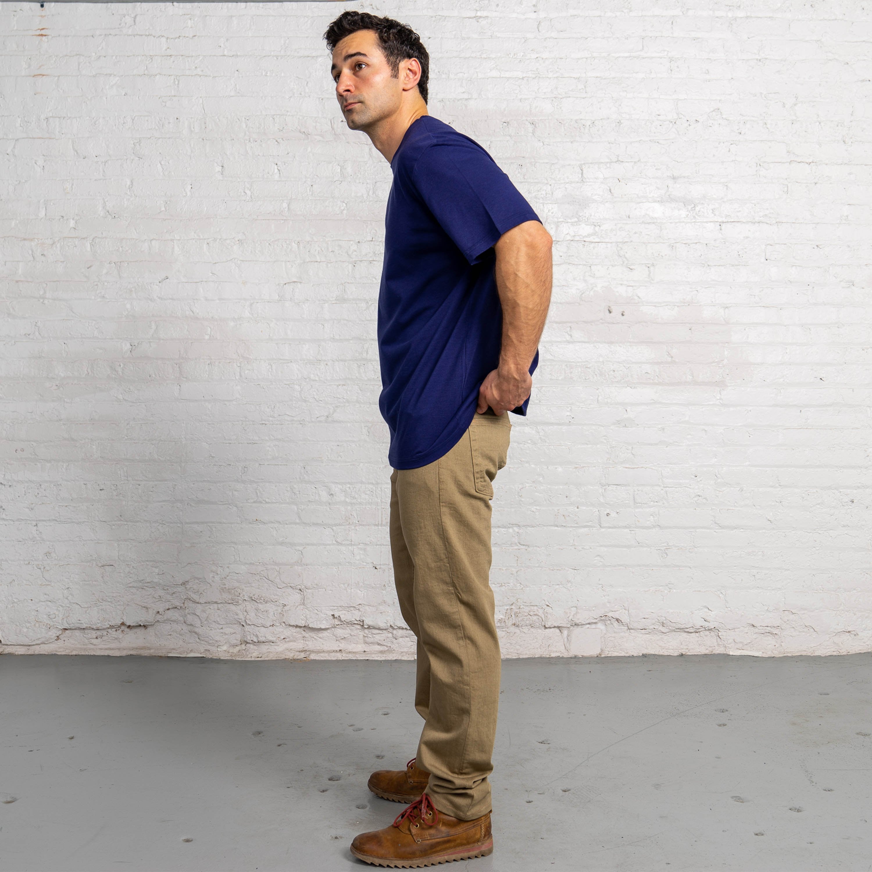 Classic Color:Navy Sustainable Cotton New T-shirts