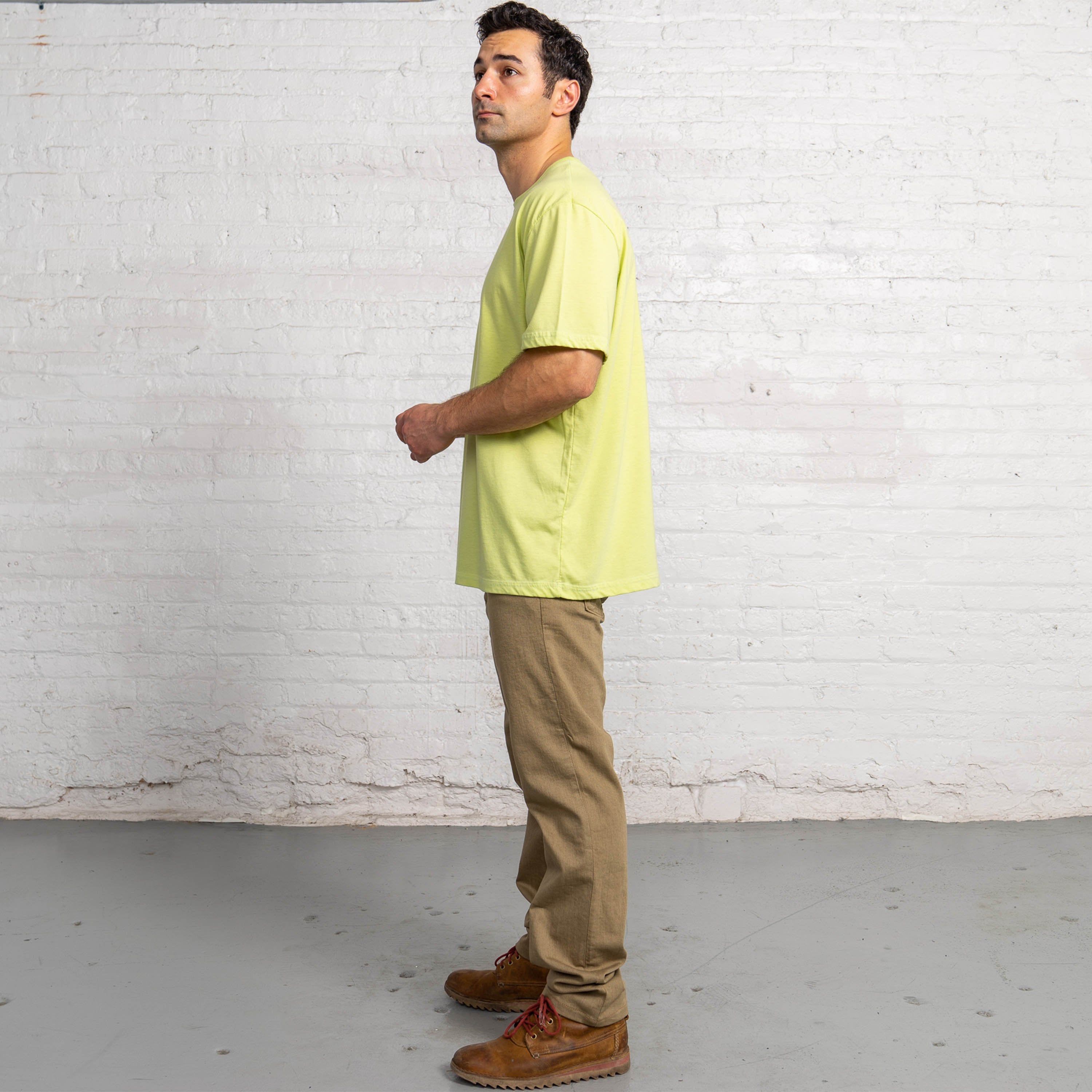 Classic Color:Light Green Sustainable Cotton New T-shirts