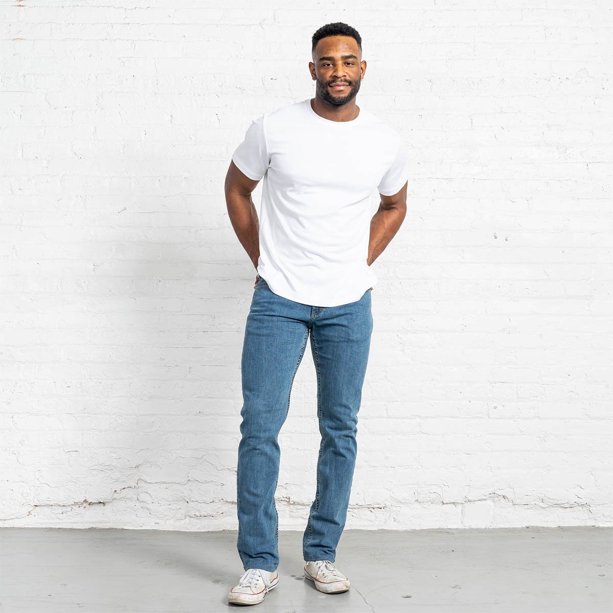 Tailored Fit Light Wash