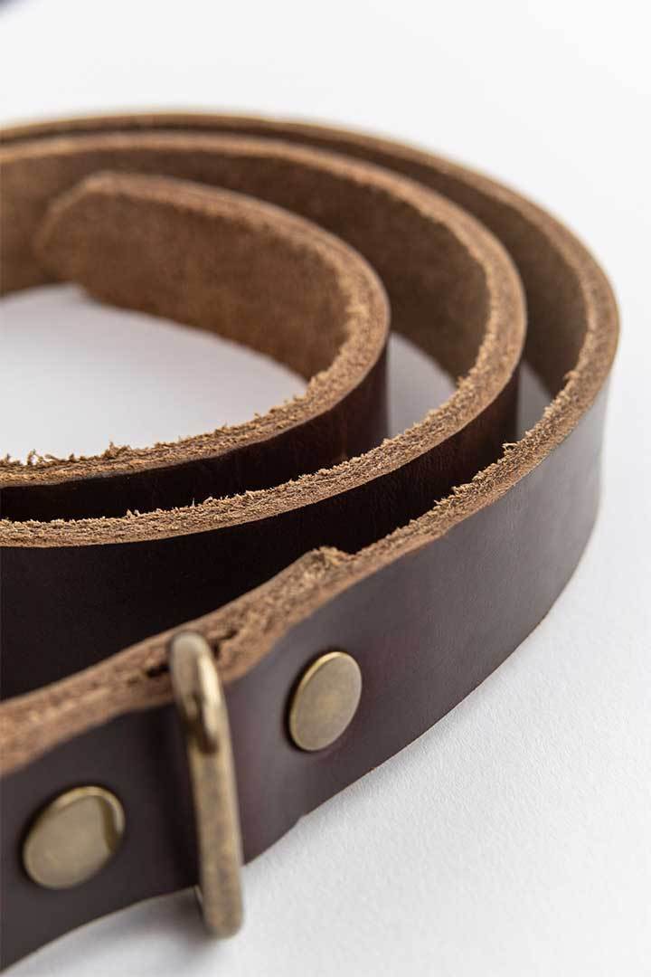 Women's Brown Leather Belt