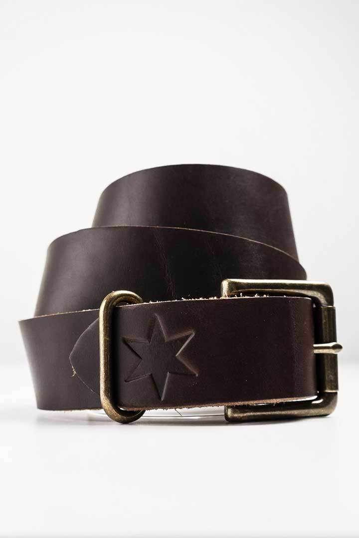 #2: Dark Havana Brown Leather Belt