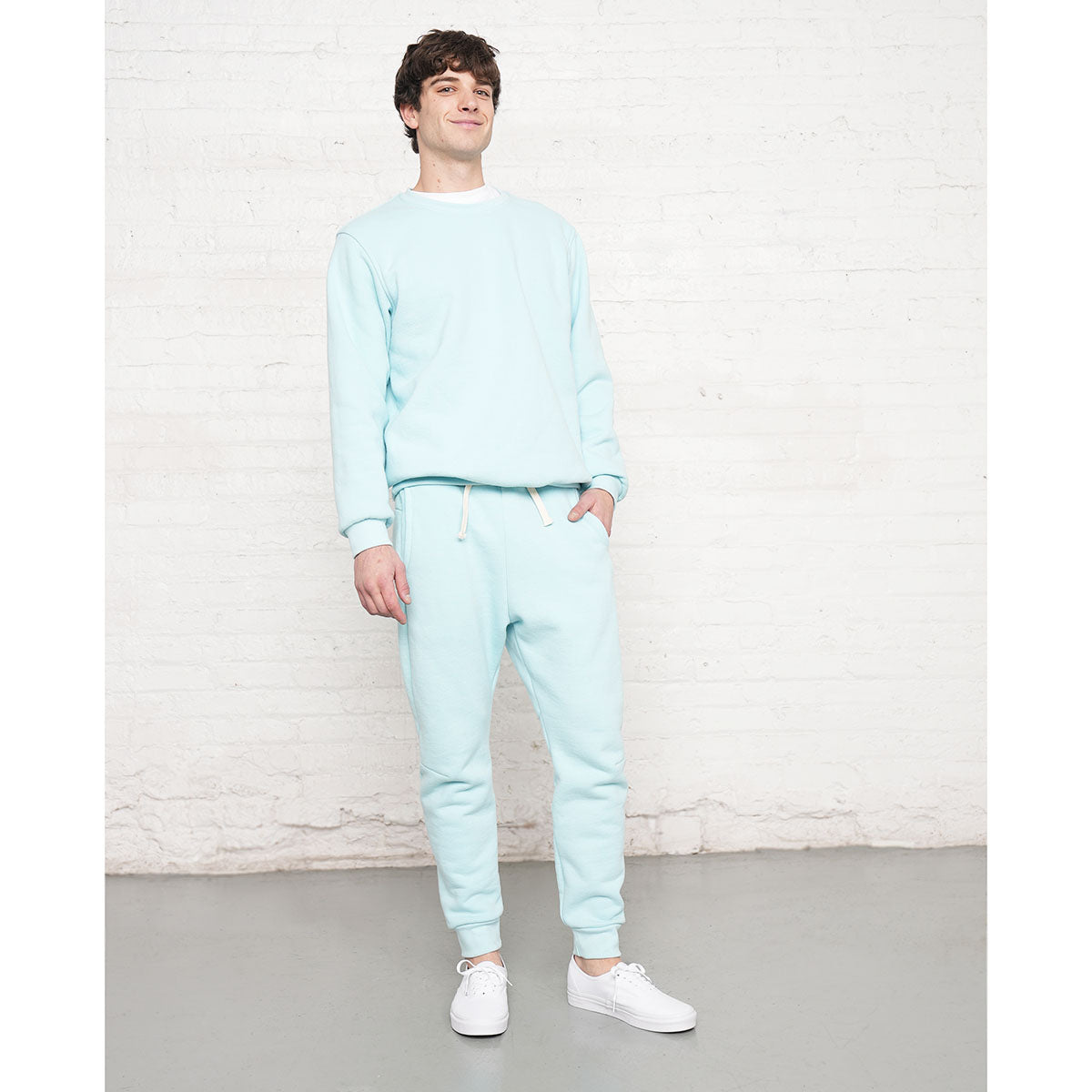 Collegiate Sweatshirt - Crystal
