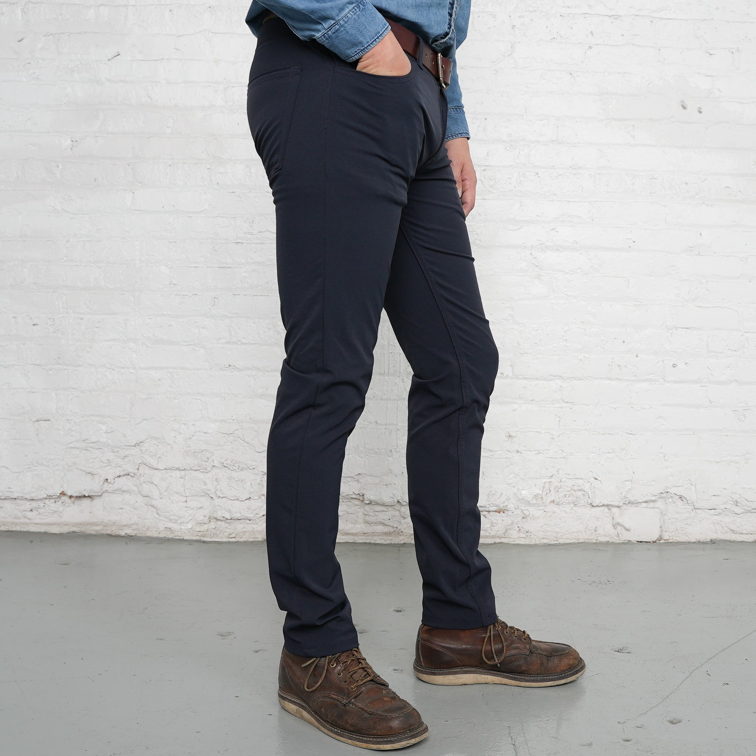 Slim Fit Technical - Navy