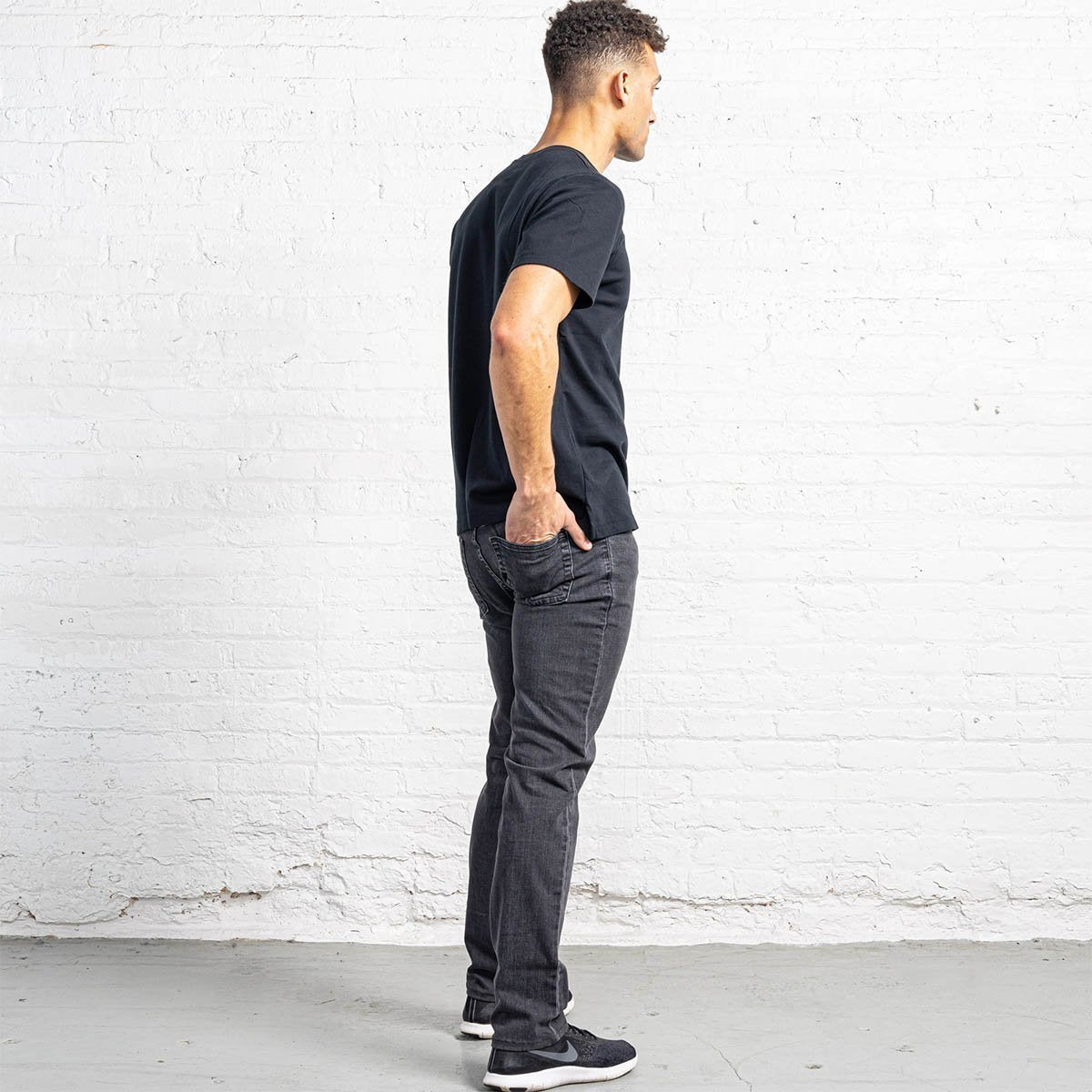 Tailored Fit Gray Wash