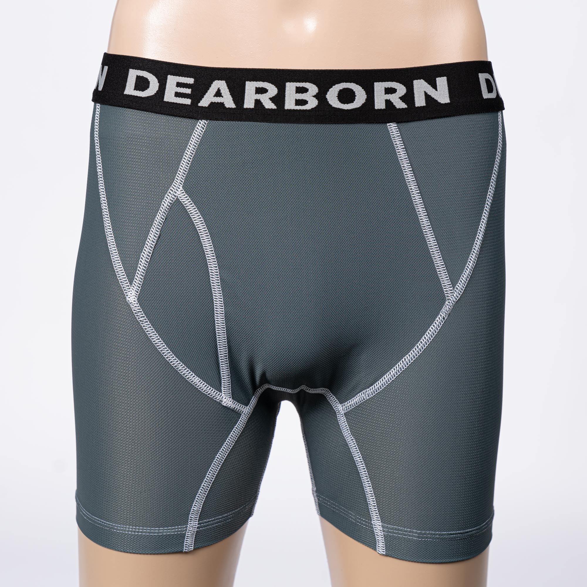Color:Grey Men's Performance Boxer Briefs