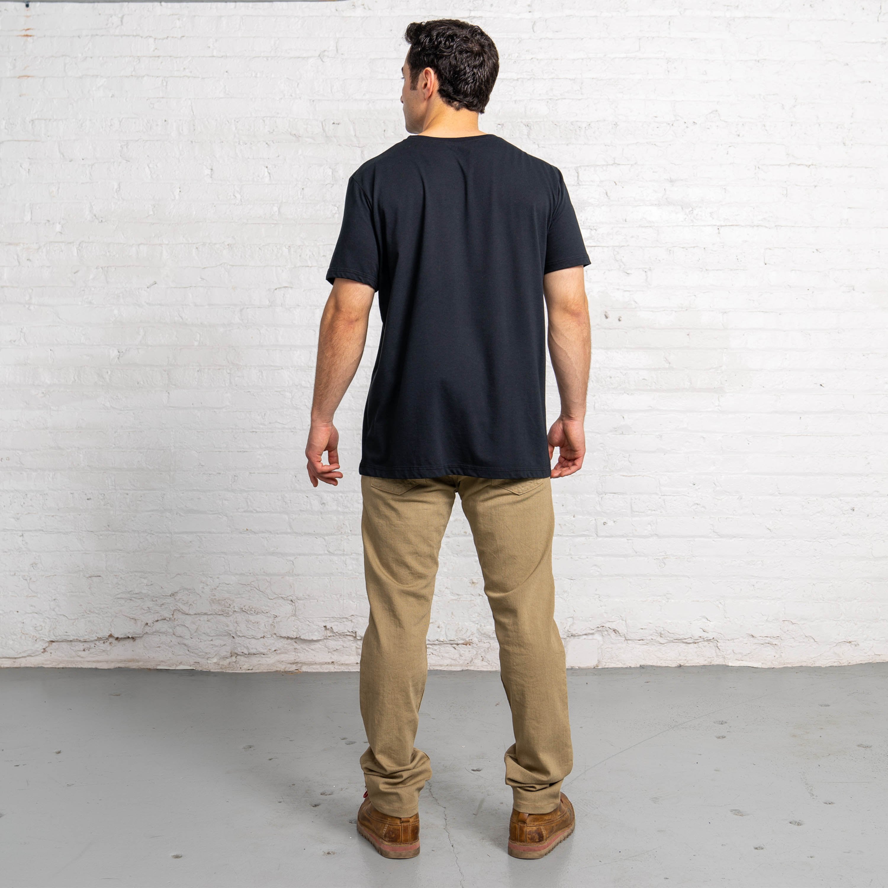 Fitted Color:Black Sustainable Cotton New T-shirts