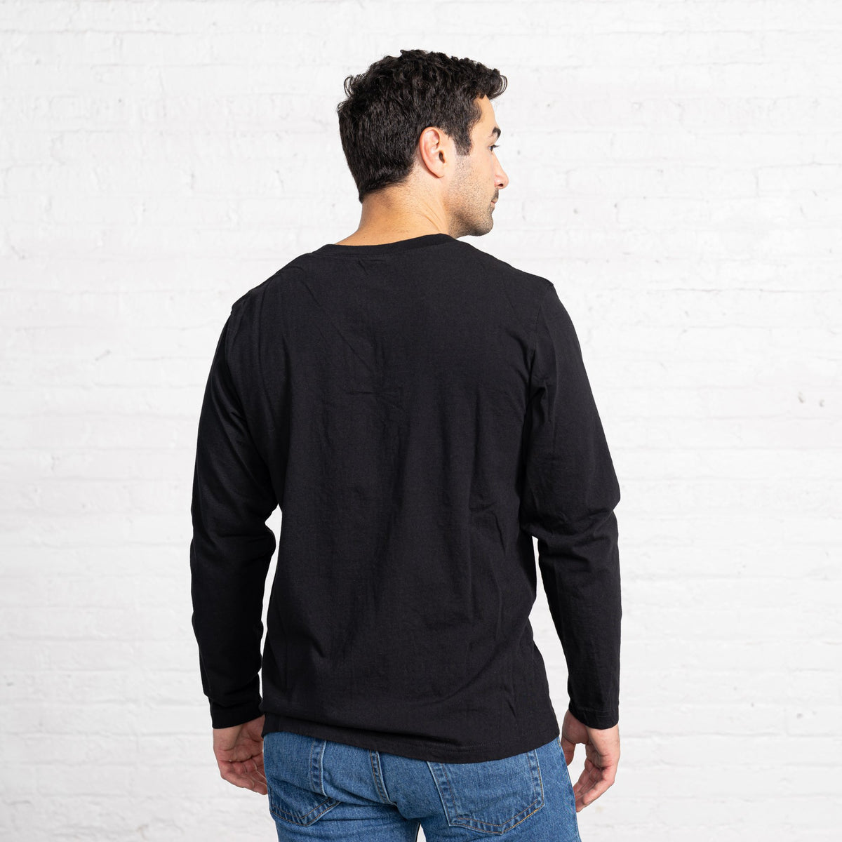Long Sleeve Henley - Combed Cotton