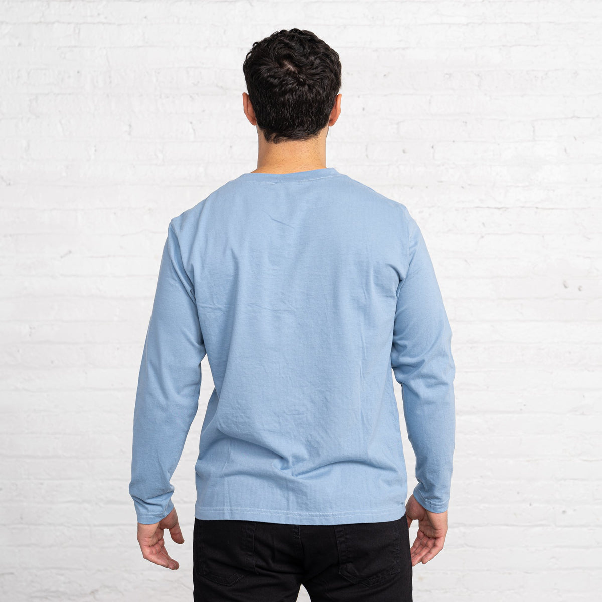 Long Sleeve Henley - Combed Cotton