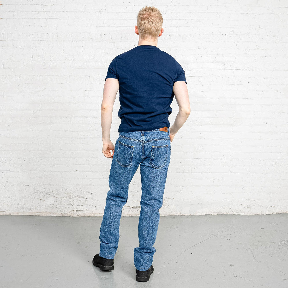 100% Cotton Tailored Fit Stone Wash